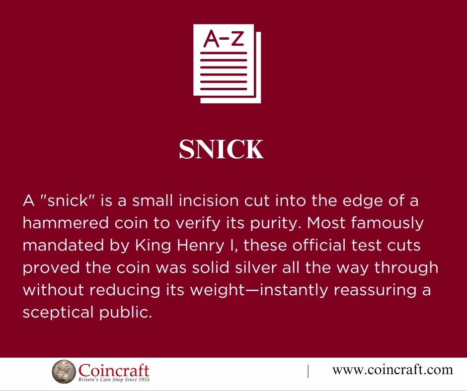 Glossary - Snick - Coincraft